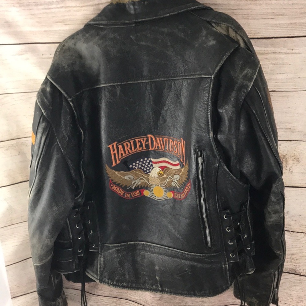 Custom vintage HD jacket